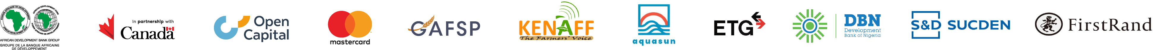 The Agri-Food SME Catalytic Financing Mechanism (ACFM) partners